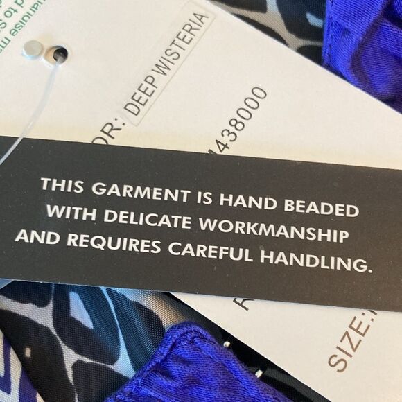 Birch Hill BNWT 90s Y2k studded purple blazer w/ pockets and hook closures - Picture 10 of 11